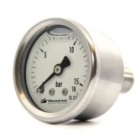 Manodruck pressure gauge 40mm full stainless steel 316